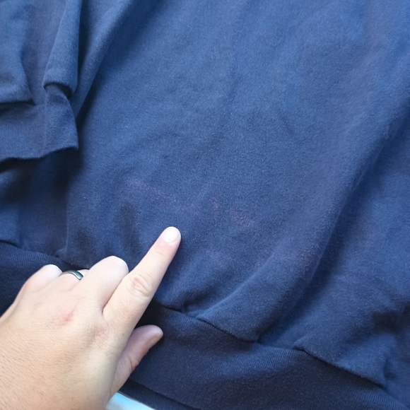 Vintage Autum Crewneck Fall leaves Purple long sleeve Womens size Large - Picture 3 of 6